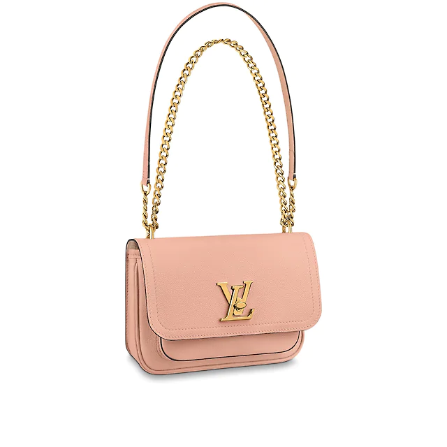 Louis Vuitton Lockme Chain PM Shoulder Bag M57071 Pink